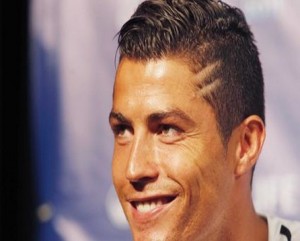 Cristiano Ronaldo coiffure